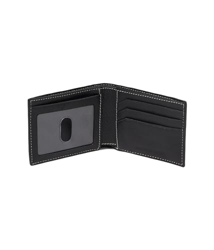 Johnston & Murphy Men's Kingston Billfold Wallet, Black Pebbled, One Size2