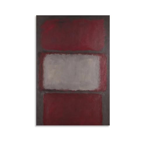 Póster de Mark Rothko de 1960 en lienzo de 40x60 cm para decorar tu salón con arte moderno