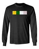 France 2023 Bicycle Racing Tour Leader Jersey Colors Long Sleeve T-Shirt (Black, Large)