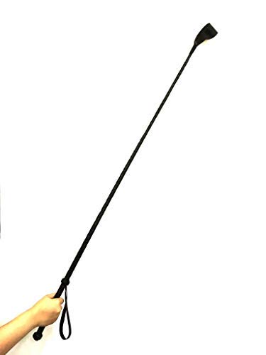 PETS TRIANGLE 42" Full Leather Dog Stick Unbreakable Stick Toy and Game Whip (Black) (B08P4S422D) Amazon Price History, Amazon Price Tracker