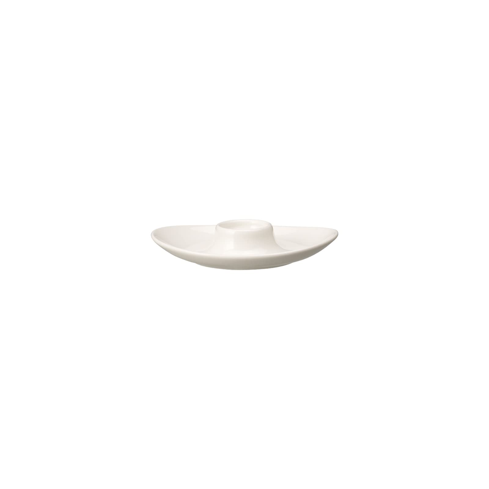 Villeroy & Boch - for Me Eierbecher im 4er Set, formschöner Eierbecher aus Premium Porzellan für Jede Gelegenheit, spülmaschinengeeignet, weiß