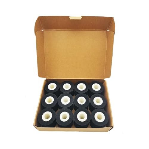 LSLSL Black 36x16mm 36x32mm 36x36mm 36x40mm 36x35mm 40x40mm Hot Stamp Coder Ink Roll for 380 Coding Sealing Machine Power, Garden & Hand Tools(12pcs 36 x 32mm)