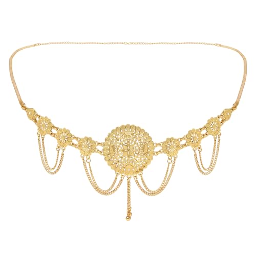 I Jewels Gold Plated Traditional Adjustable Boho Waist Chain/Bell...
