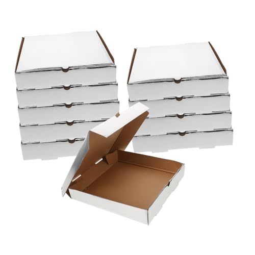 OFFSCH Restaurant Pizza Boxes Thicken Pizza Wrapping Box Bulk Take Out Containers