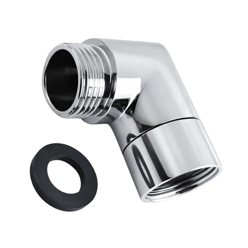 Adaptateur de Pommeau de Douche à 90°, Raccord Coudé 1/2