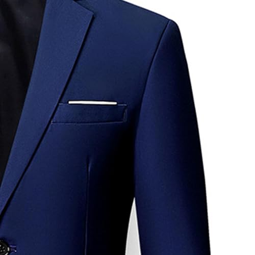 Men's 2 Buttons Business Prom Suit Blazer Slim Fit Tuxedo Jacket Regular Fit Sport Coat Wedding Dinner Dress Suits3
