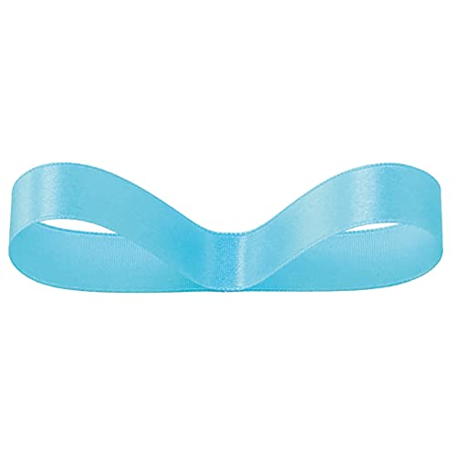 ヘッズ サテンリボン 1.6cm×20m巻 アクアブルー 1巻 16mm幅 HEADS 1634R