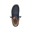 HEYDUDE - Men's Wally Washed Canvas - Casual Slip-On Shoes - Moccasin Style, Navy, 7 UK #1