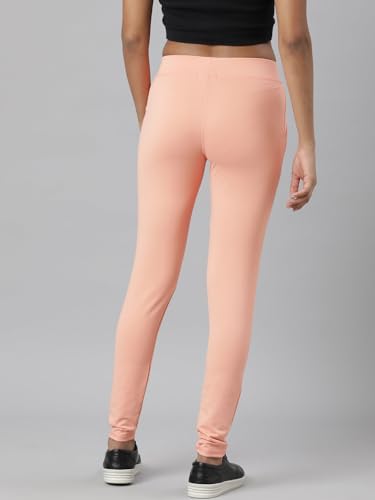 Image of SHOWOFFFF Women Solid Sports Track Pants | Nylon Trackpant for Womens | Mid-Rise Regular Fit Regular Length Track Pants for Women's