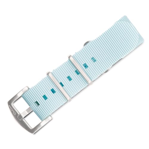 Image of BluShark - Original Collection Military-Style Waterproof Watch Strap, Fits All Timepiece Brands, Durable Nylon Wristwatch Accessories with Stainless Steel Buckle - 18mm, 20mm, 22mm & 24mm Watch Bands