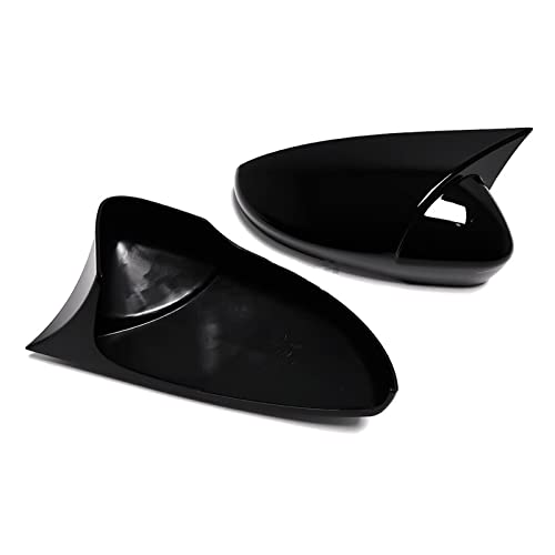Coque rétroviseur noir brillant pour Volkswagen Coccinelle CC Passat B7 Scirocco Jetta MK6