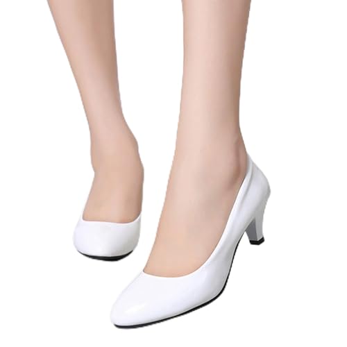 YHCS Bombas Femeninas Desnudas buca Poco Profunda Mujeres Zapatos de la Oficina de la Oficina de Moda Zapatos de Fiesta de Boda Damas Zapatos de tacón bajo Mujer otoño