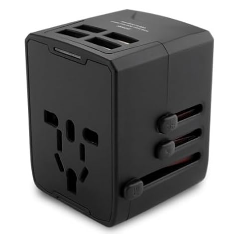 BuyWeek Reiseadapter Weltweit Universal Reisestecker für 150+ Länder Internationaler Steckdosenadapter mit 3 USB und 1 USB C ladegerät für Deutschland EU UK USA Australien BuyWeek Reiseadapter Weltweit Universal Reisestecker für 150+ Länder Internationaler Steckdosenadapter mit 3 USB und 1 USB C ladegerät für Deutschland EU UK USA Australien