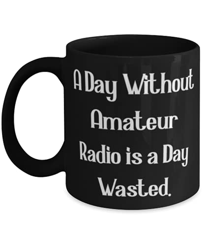 Taza de cerámica para radioaficionados 11oz o 15oz miniatura 1