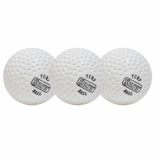 Image of GURU Bowling Turf Balls, Cricket Practice Ball, Small Dot Balls for Bowling Machine, Field Hockey Training