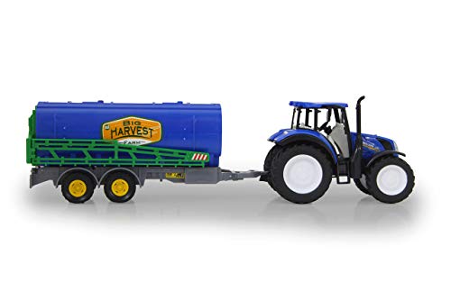 JAMARA 460529 - New Holland Traktor + Güllefaß Set 1:32 - offiziell lizenziert, Spielspaß für die kleinen Landwirte… – Bild 6