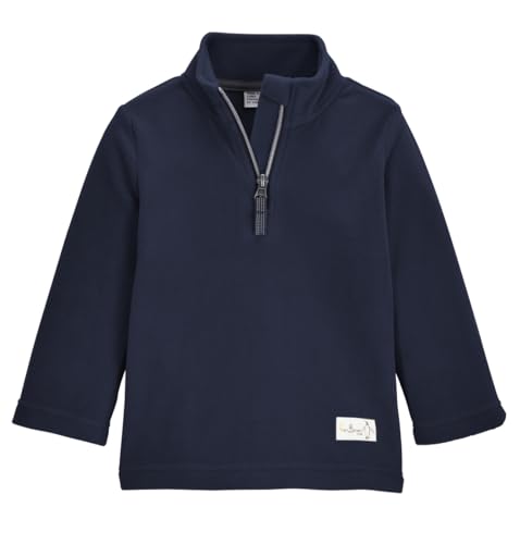 killtec Mini Fleece 1/4-Zip Fleece Mid-Layer (Little Kid's), Dark Navy/Blue, 2