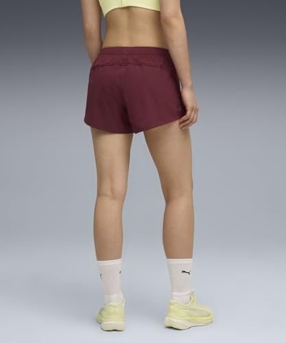 PUMA Short de Running Velocity 3" Femme XL, Ruby Shimmer Red
