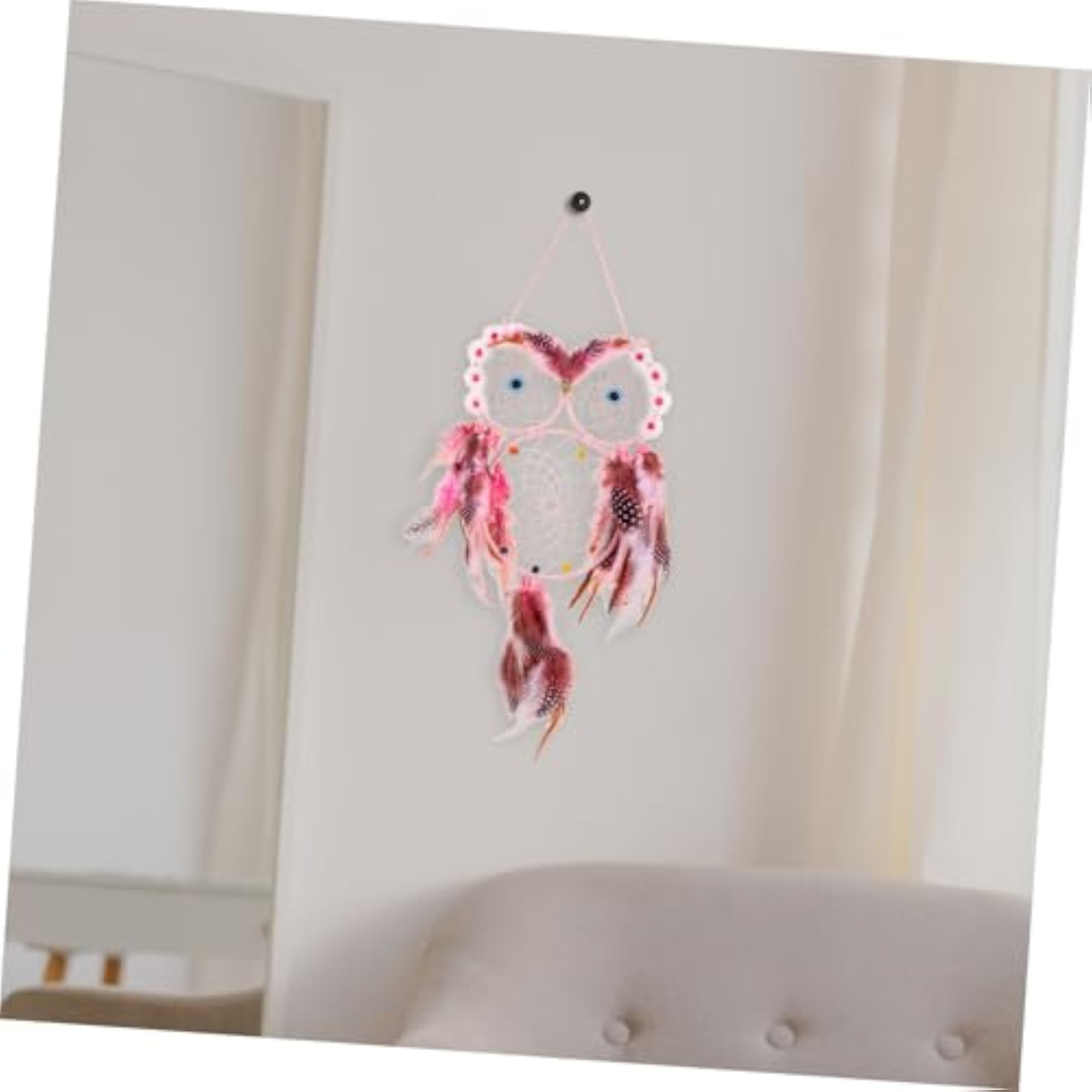 Owl Wall Decor Hanging Dream Catcher for Bedroom