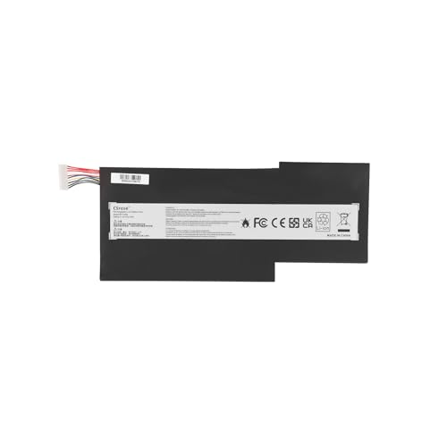 CSrose BTY-M6K Batterie pour MSI Stealth Pro GF63 GF65 GF75 GS63VR GS73VR 7RG 7RG-005 Thin 8RB 8RC 8RD 8RD-031TH 8RF 8SC 8RX 9SC 9SCXR Thin WS63 8SK WP65 WF65 WF75 MS-17B4 MS-16W1 MS-16R1 MS-16K3