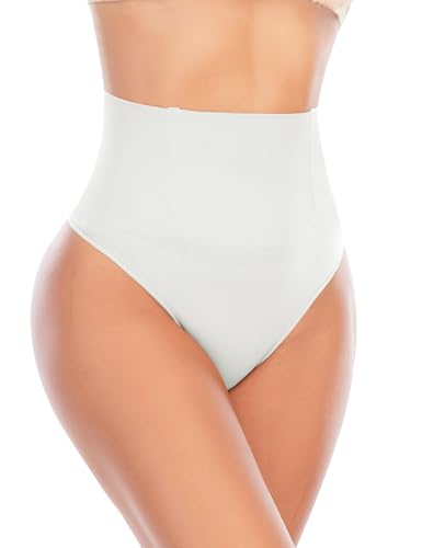 Image of Werena Tummy Control Thong Shapewear for Women Seamless Shaping Novelty Thong Panties Body Shaper Underwear