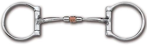 Myler Western Dee with Sweet Iron Comfort Snaffle with Copper Roller