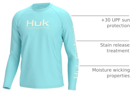 Image of HUK Men's Pursuit Vented Long Sleeve Fishing Shirt (+30 UPF)
