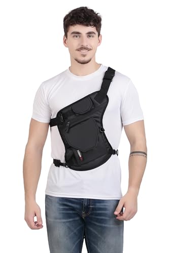 Image of Leosportz Thigh Bag for Bike Riders | Leg Case for Bikers Fanny Pack for Men Women | Waist Pouch Tactical Fanny Pack Hip Drop Leg Pouch (Regular Thigh Bag)