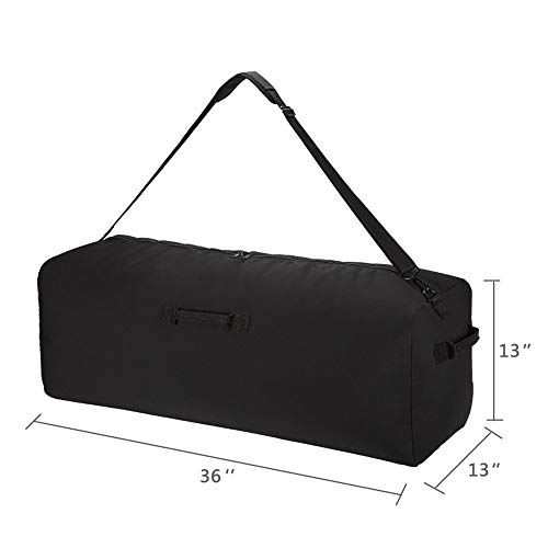 36 inch Canvas Duffel Bag 100L Extra Large Luggage Duffle for Travel Sport and Camping