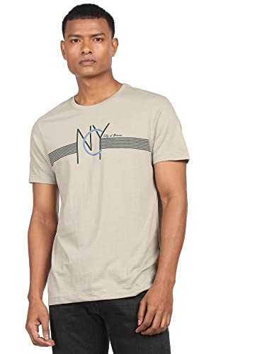 Image of Arrow Men's Printed Regular Fit T-Shirt