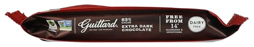 Guittard Extra Dark Chocolate Baking Chips 63% Cacao, 11.5oz (326g) | 100% Real Chocolate | Peanut and Tree Nut Free | Fairtrade | Gluten-Free | Certified Kosher | Bake Stable