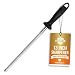 Knife Sharpener Rod, Fanerfun 13 inches Carbon Steel professional Knife Sharpening Steel, knife Sharpener with Hanging Holes