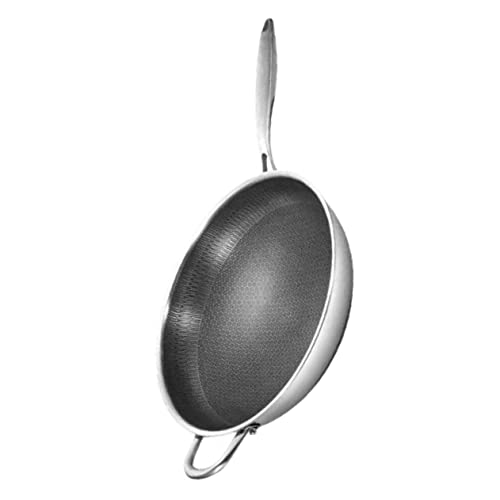 DECHOUS Wok de acero inoxidable con doble mango miniatura 1