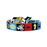 BDM Pulsera Camino de Santiago con Medalla de Santiago Apóstol | Amuleto del Peregrino con Concha Vieira | Elige tu Estilo