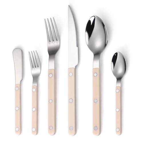 Set Cuchillos Cocina 6 Piezas Acero Inox Base