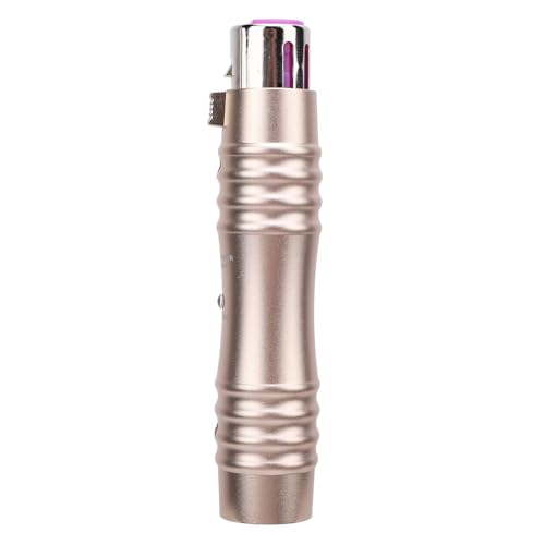 Microphone Preamp, Mic Preamp for Dynamic and Ribbon Mics, Intelligent Noise, Enhance and Add Clarity to Vocal, 48V XLR Mic Preamp for Mixer Karaoke Sound Card (Round)