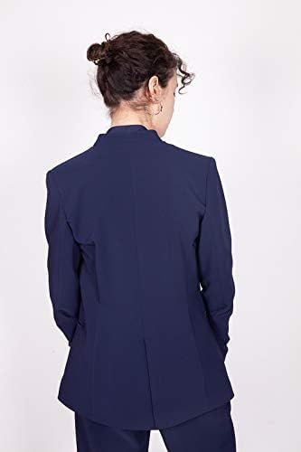 Veste tailleur bi-col coupe ajustée silhouette élancée - 4
