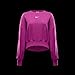 Nike Sportswear Phoenix Fleece Women's Over-Oversized Crew-Neck Sweatshirt (DQ5761-518, Hot Fuchsia/Sail) Size Medium