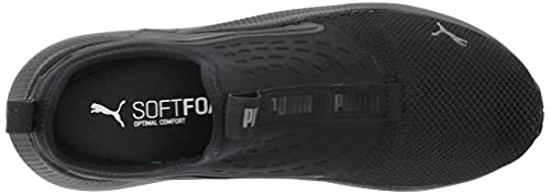 Puma Men's Pacer Future Slip On Sneaker, Black-Dark Shadow, 10 #TOP4