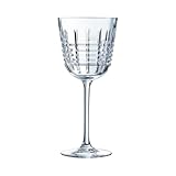 Contenance : 35 cl Verre à Pied en Cristallin Rendez Vous, Lot de 6