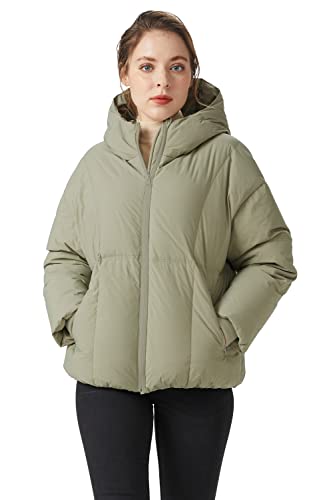 Orolay Damen Winter Daunenmantel Kurzer Puffermantel Female Hooded Jacke...