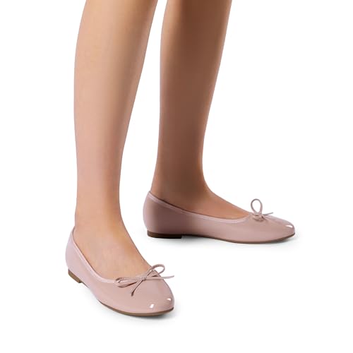 Image of Dream Pairs Women's Flats, Round Toe Ballet Flats, Comfortable Slip-on Dressy Business Casual Work Office Ballerina Flat Dress Shoes
