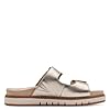 Tamaris Comfort Damen Pantoletten aus Leder mit Schnallen, Gold (Lt Gold), 37 EU #3