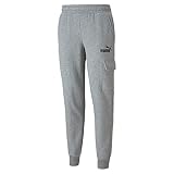 PUMA ESS Cargo Pants MEDIUM Gray Heather - M