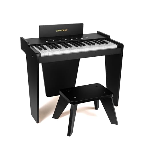 Piano numérique pour enfants en bois le cadeau idéal fille garçon Noir Plus