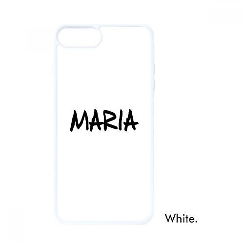 Coque iPhone SE 2 Apple 7 8 housse protection Maria Blanc
