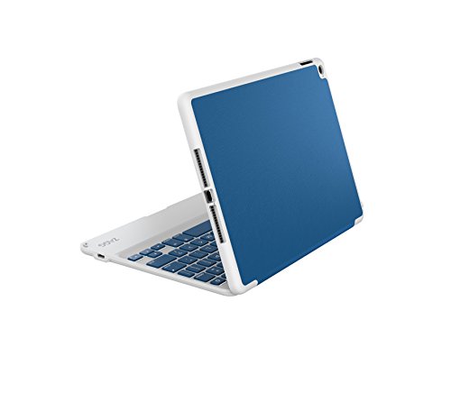 ZAGG Folio Case Hinged with Backlit Bluetooth Keyboard for iPad Air 2 - Blue (ID6ZFK-BL0)