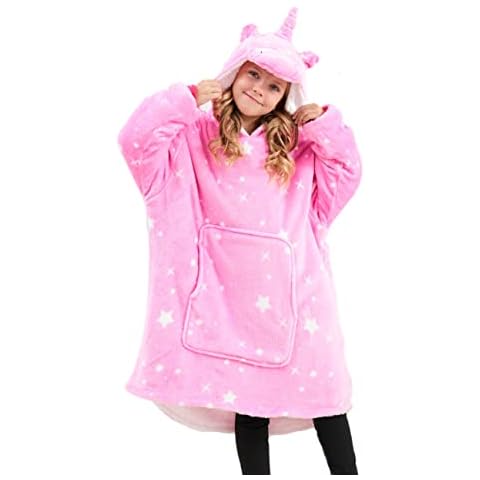 Ceruwum Unicorn Oversized Hoodie for Girls Cover