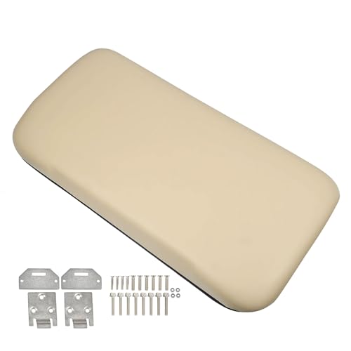 GXYWADY Tan Front Seat Bottom Replacement for EZGO Medalist TXT 1994-2013 Gas Electric Golf Cart
