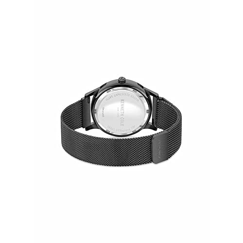 Image of Kenneth Cole Quartz Multifunction Grey Dial Grey Stainless Steel Strap Watch for Men - NEKCWGK2125201MN